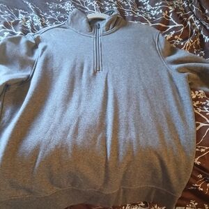 Michael Kors Men's Charcoal Zip-Up Sweater